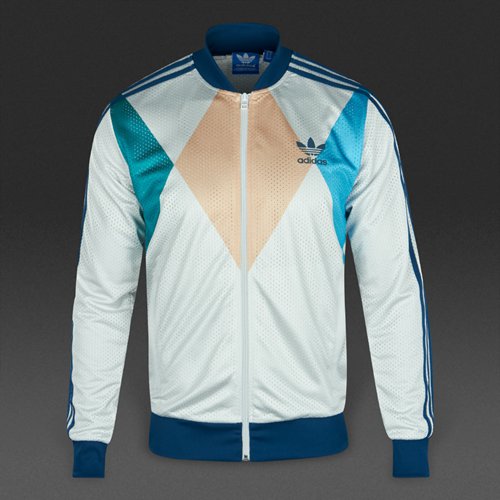 Adidas Originals Superstar Tracktop Tennis Jacket Vintage White for Men